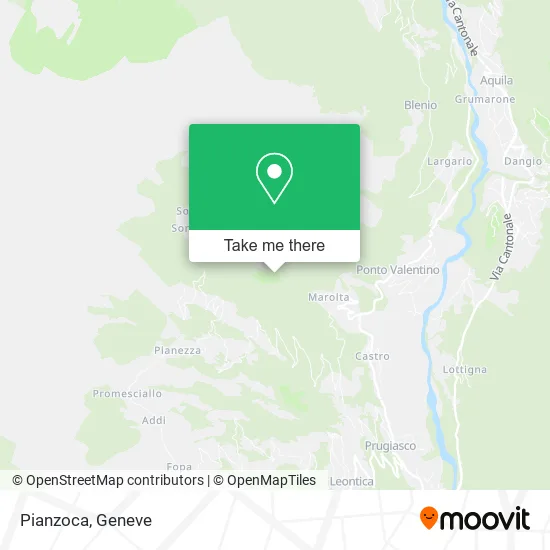 Pianzoca map
