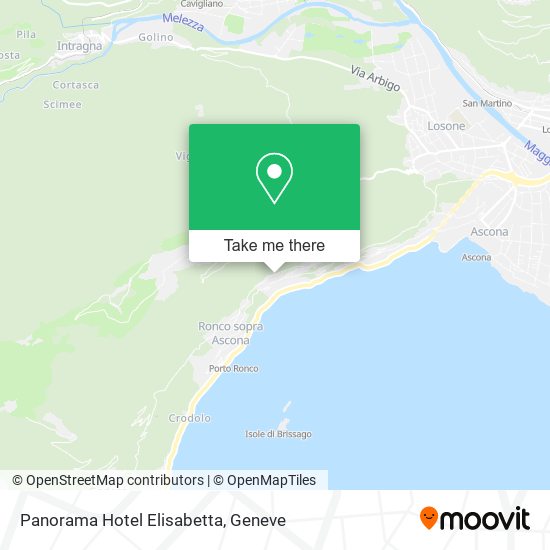 Panorama Hotel Elisabetta map
