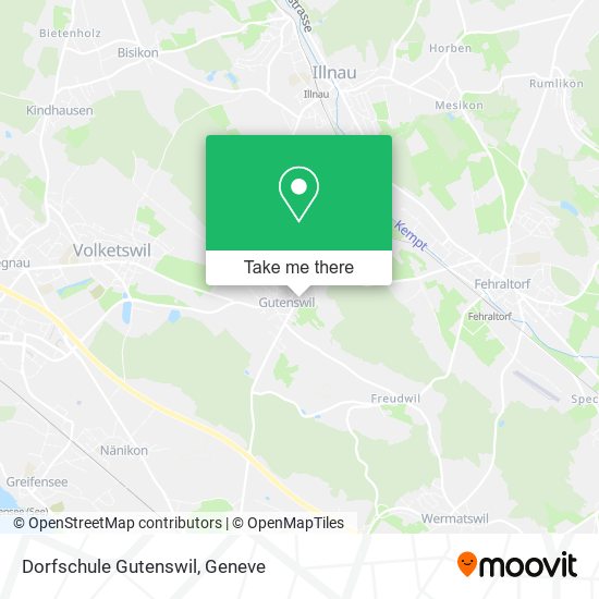 Dorfschule Gutenswil map