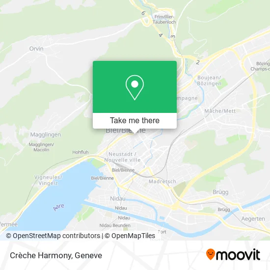 Crèche Harmony map
