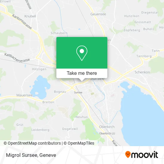 Migrol Sursee map
