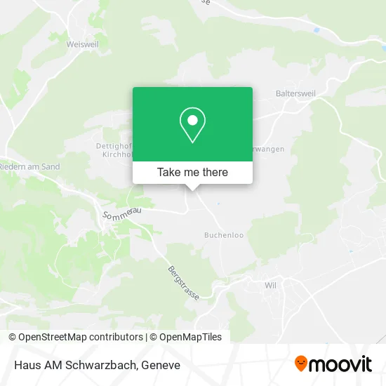 Haus AM Schwarzbach map