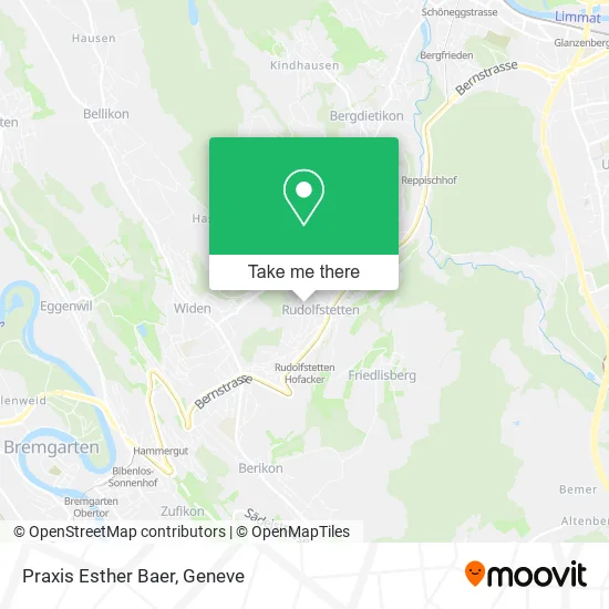 Praxis Esther Baer map