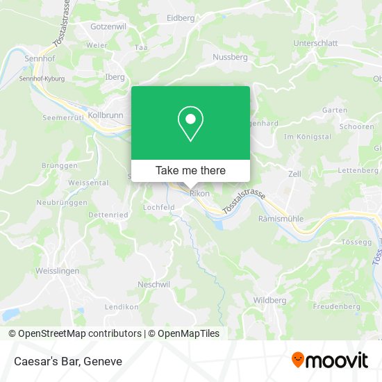 Caesar's Bar map
