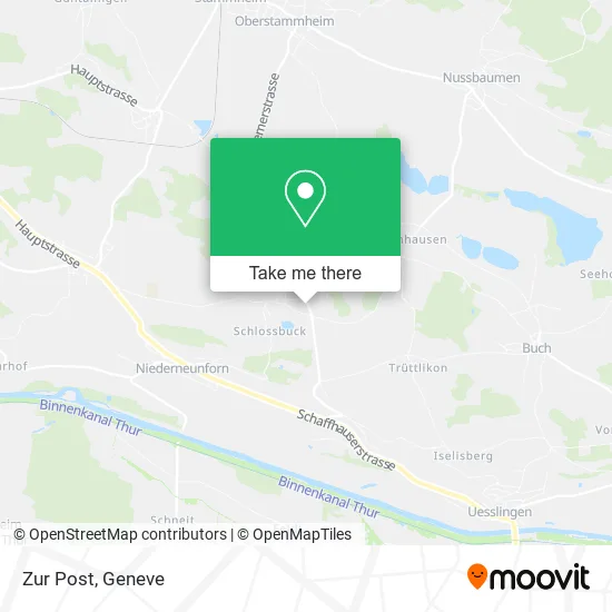 Zur Post map