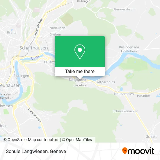 Schule Langwiesen map