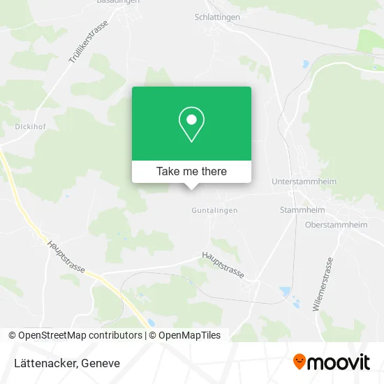 Lättenacker map