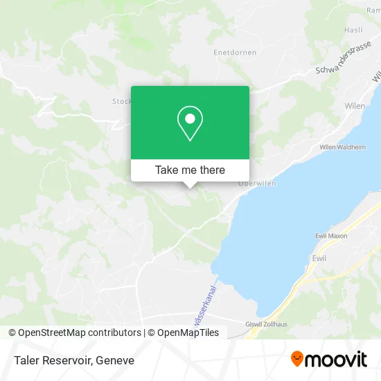 Taler Reservoir map