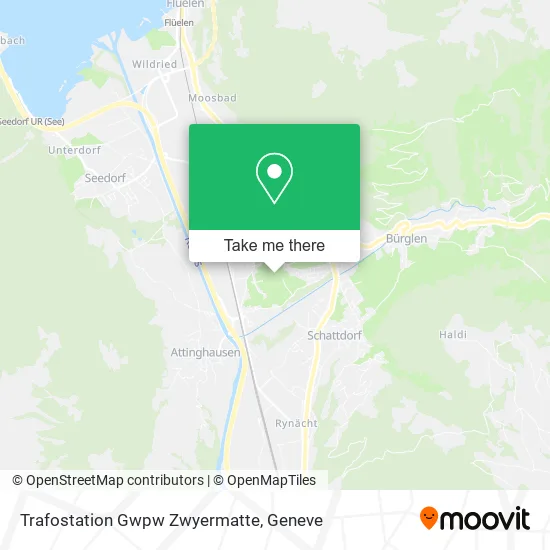 Trafostation Gwpw Zwyermatte map