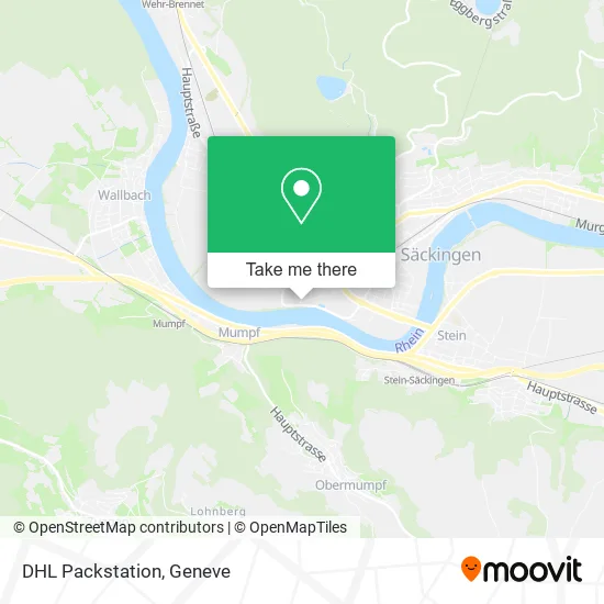 DHL Packstation map