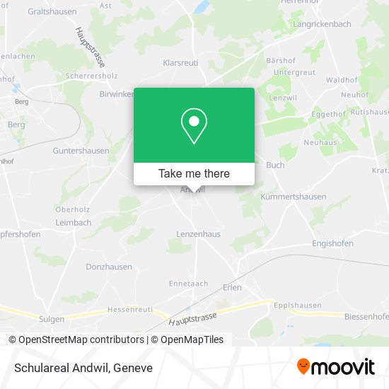 Schulareal Andwil map