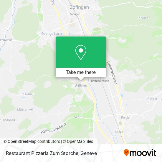 Restaurant Pizzeria Zum Storche map