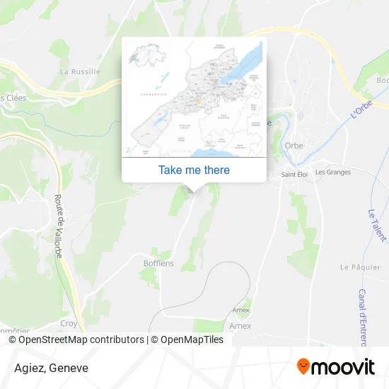 Agiez map