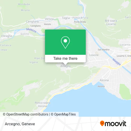 Arcegno map