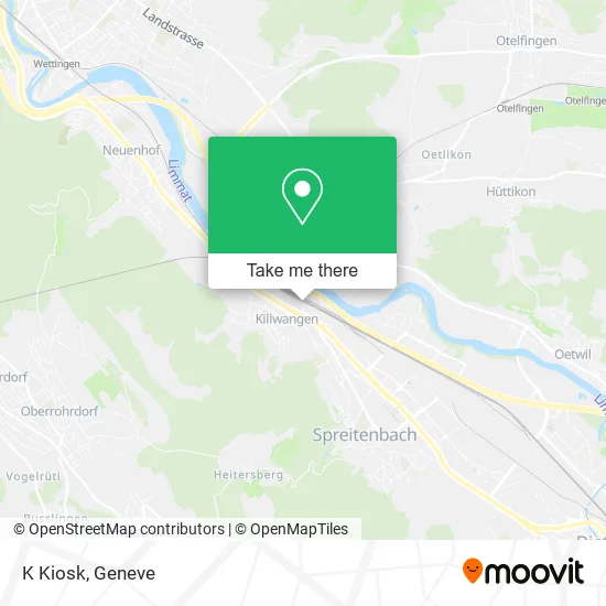 K Kiosk map