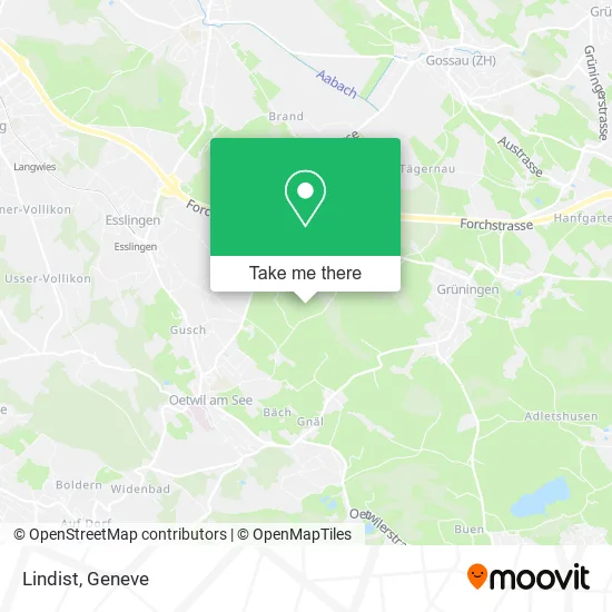 Lindist map