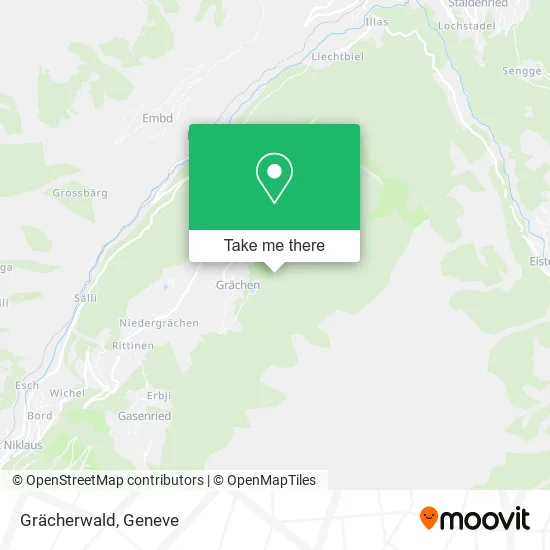 Grächerwald map