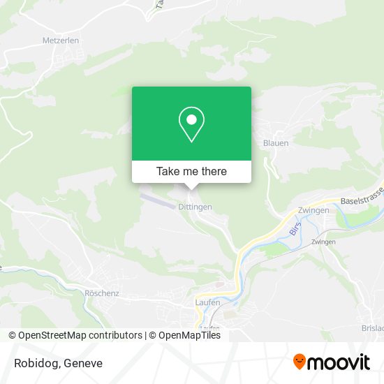 Robidog map
