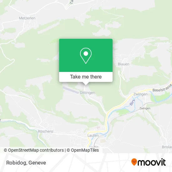 Robidog map