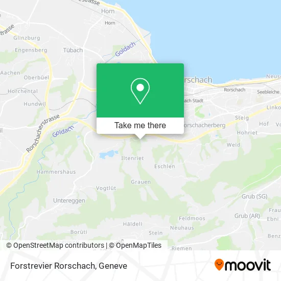 Forstrevier Rorschach map