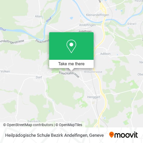 Heilpädogische Schule Bezirk Andelfingen map