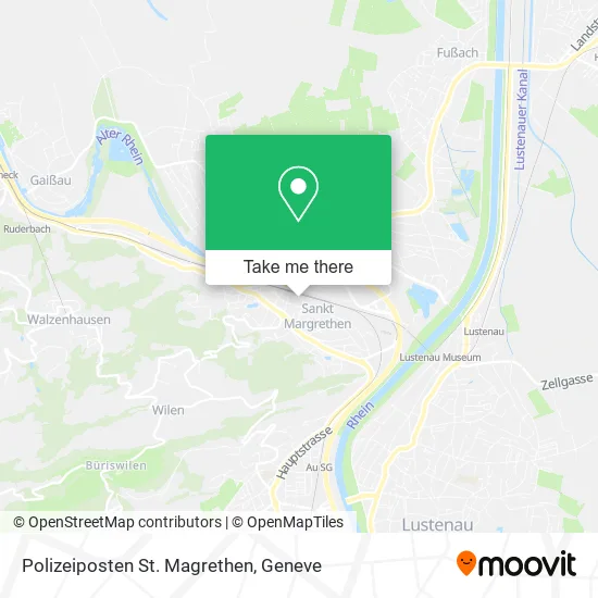 Polizeiposten St. Magrethen map
