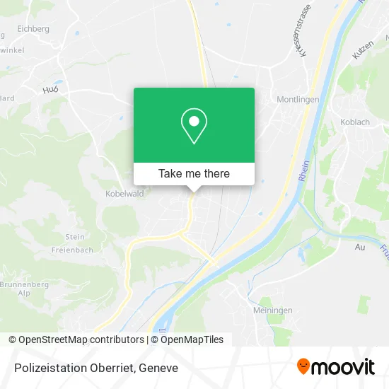 Polizeistation Oberriet map
