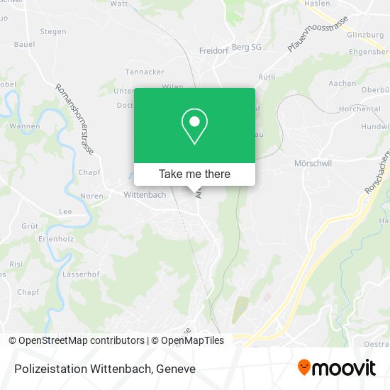 Polizeistation Wittenbach map