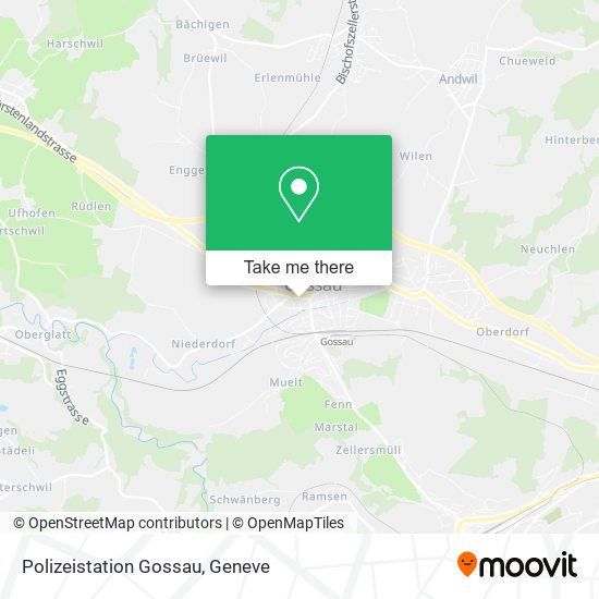 Polizeistation Gossau map