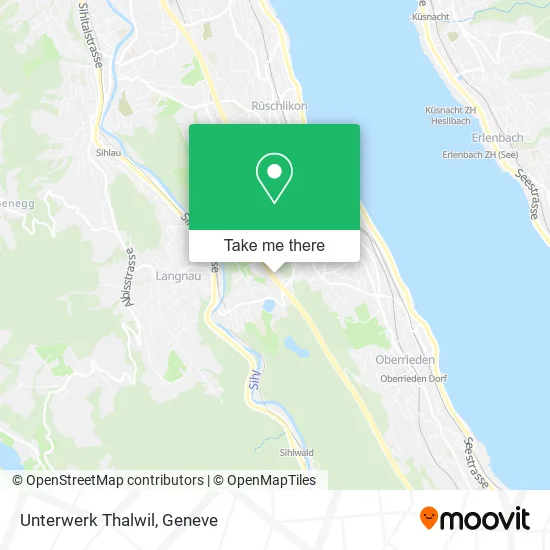 Unterwerk Thalwil map