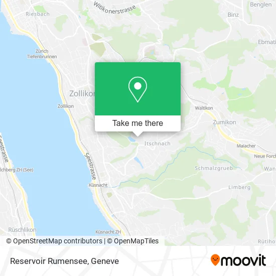 Reservoir Rumensee map