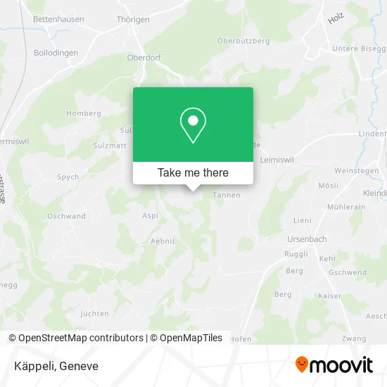 Käppeli map