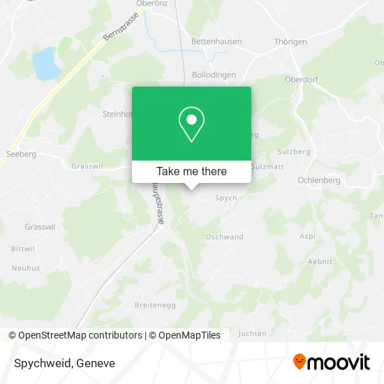 Spychweid map
