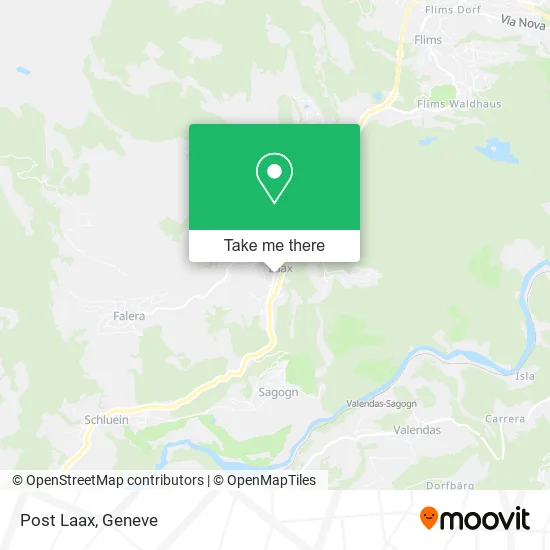 Post Laax map