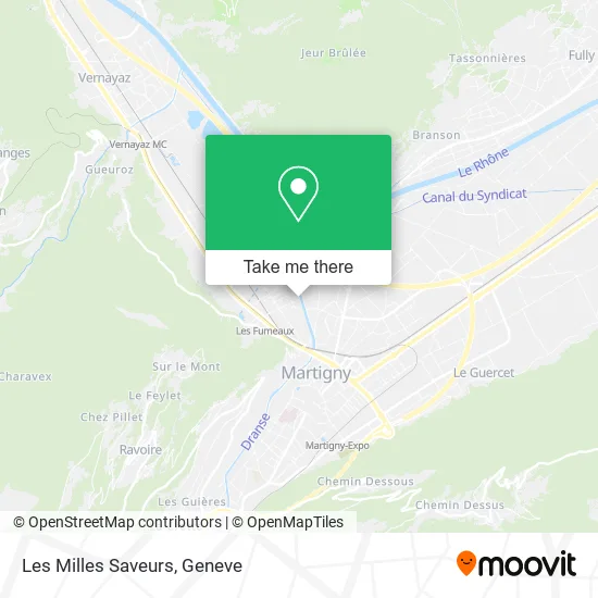 Les Milles Saveurs map
