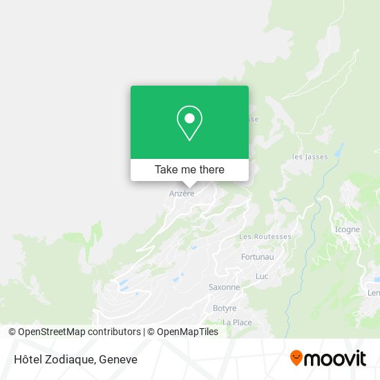 Hôtel Zodiaque map