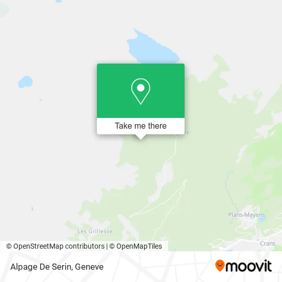 Alpage De Serin map