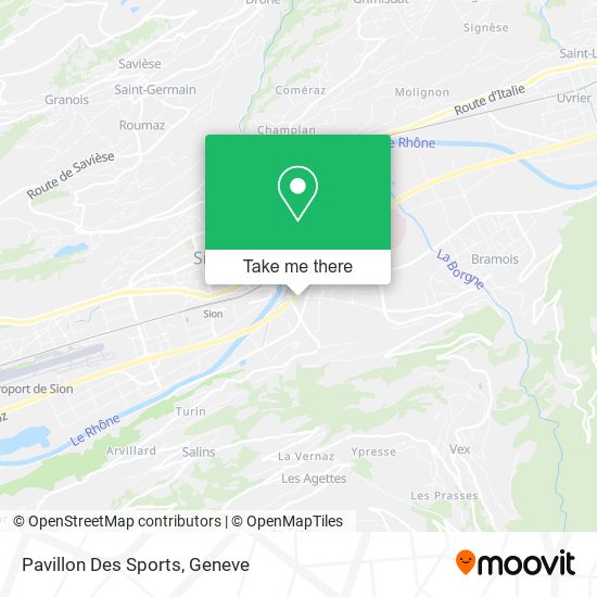 Pavillon Des Sports map