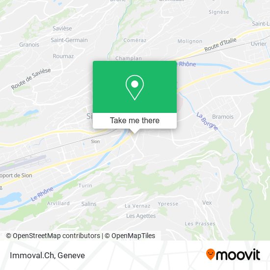 Immoval.Ch map