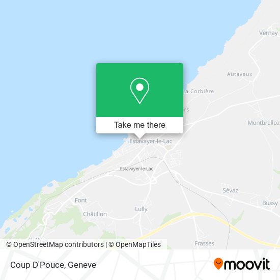 Coup D'Pouce map