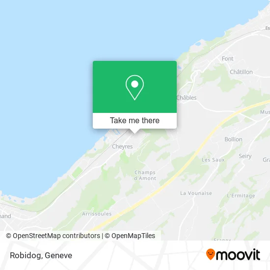 Robidog map