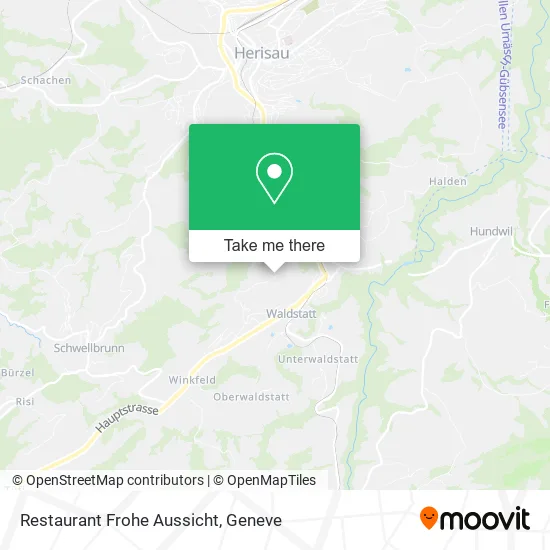 Restaurant Frohe Aussicht map