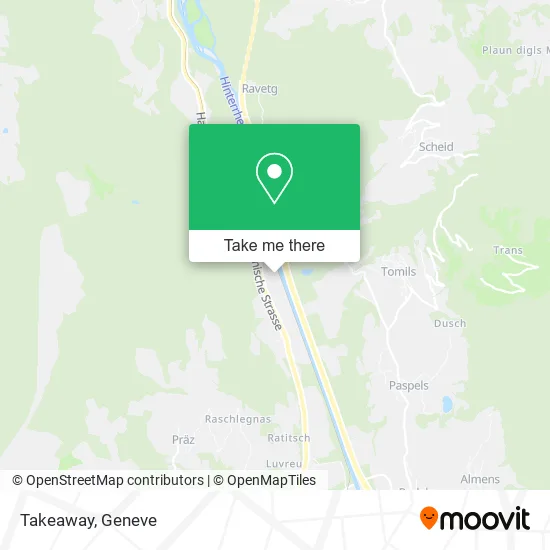 Takeaway map