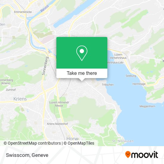 Swisscom map