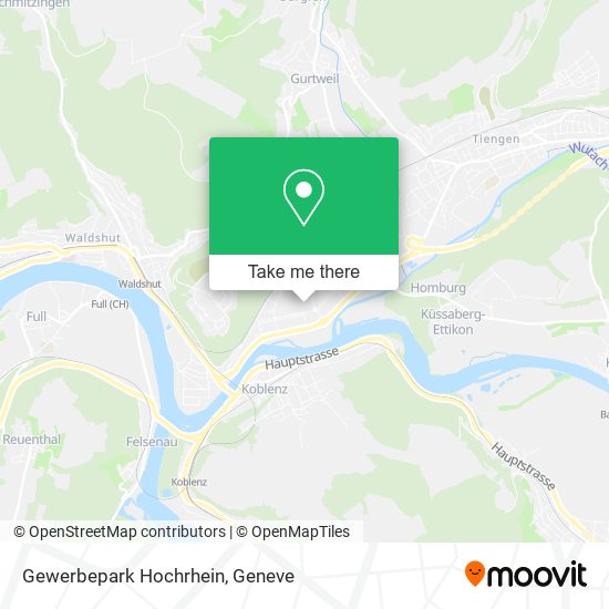 Gewerbepark Hochrhein map