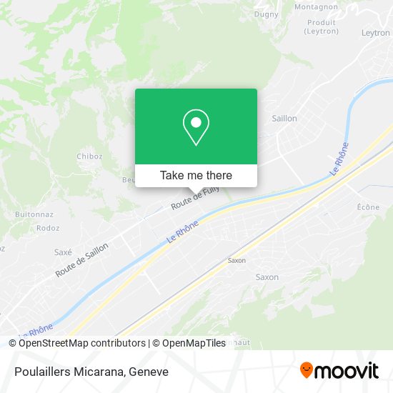 Poulaillers Micarana map