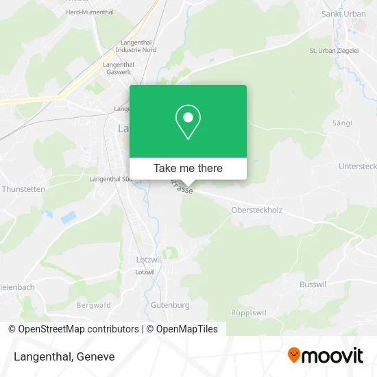 Langenthal map