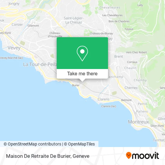 Maison De Retraite De Burier map