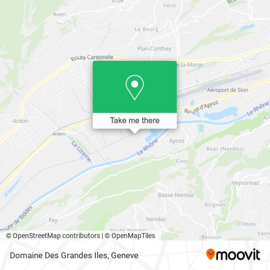 Domaine Des Grandes Iles map