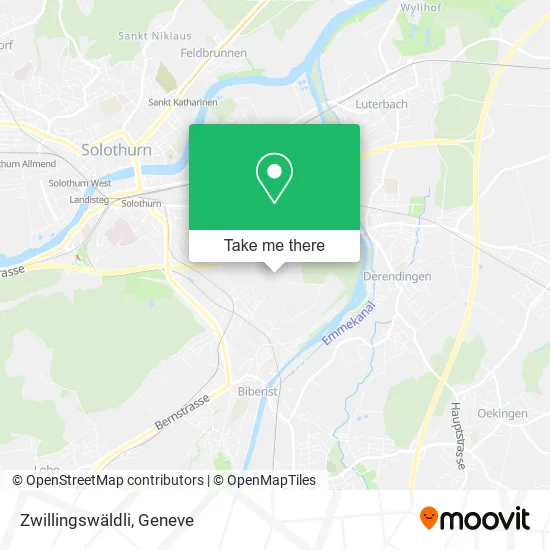 Zwillingswäldli map